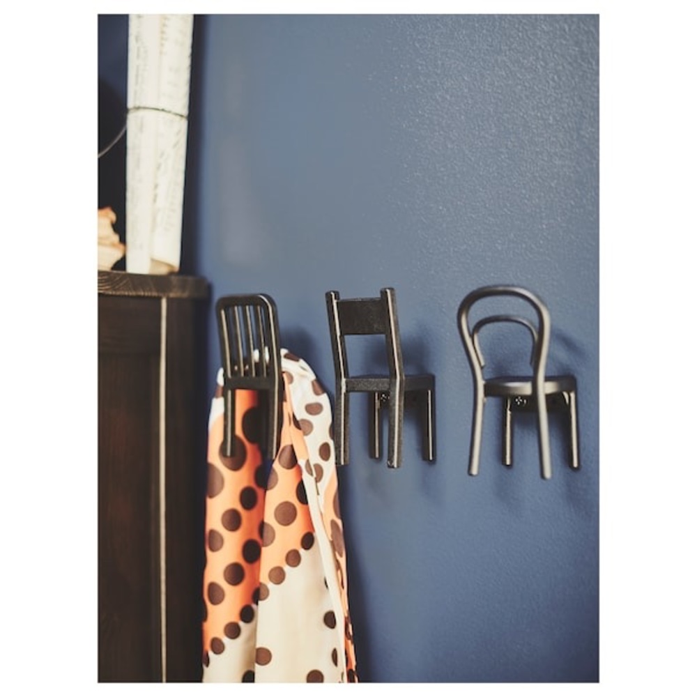 Mini chair hooks for wall